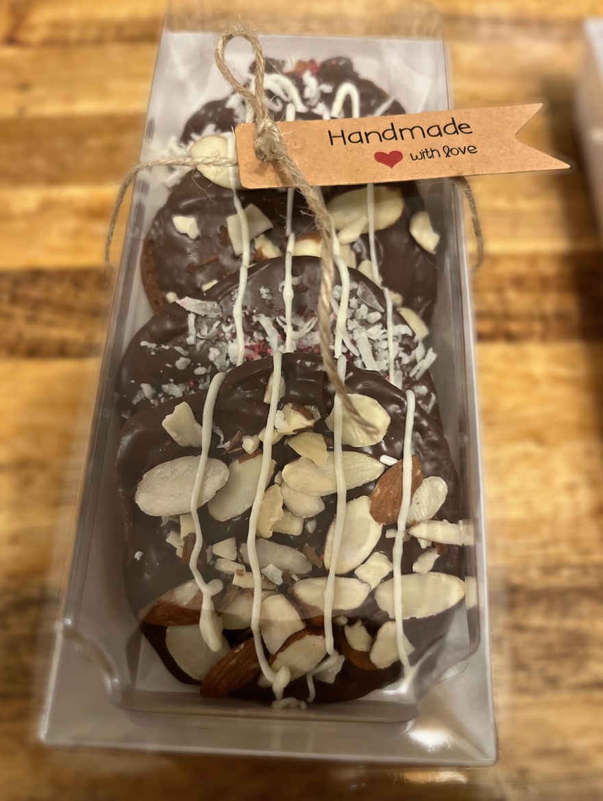 Handmade Chocolate-Dipped Cookies